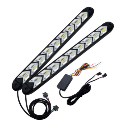 Lumini de Zi Led Auto cu Semnalizare Dinamica pentru Grila