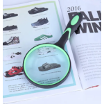 Lupa 90mm 4X cu maner din cauciuc 