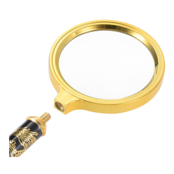 Lupa clasica cu maner 70 mm model dragon AURIU