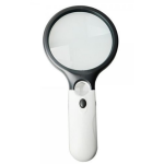 Lupa profesionala cu 3 LED pentru birou cu baterii