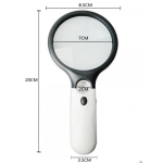 Lupa profesionala cu 3 LED pentru birou cu baterii