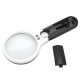 Lupa profesionala cu 3 LED pentru birou cu baterii