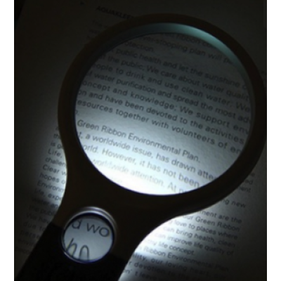 Lupa profesionala cu 3 LED pentru birou cu baterii