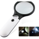 Lupa profesionala cu 3 LED pentru birou cu baterii