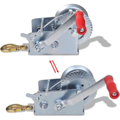 Macara Troliu Manual 365Kg ( 800Lbs ), cablu 10m
