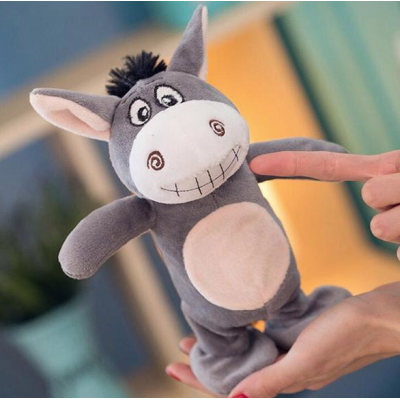 Magarus interactiv MIC cu 2 functii Merge la plimbare si imita sunete, jucarie din plus