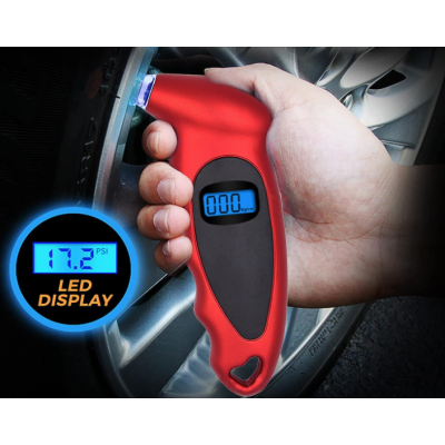 Manometru digital de Buzunar pentru verificat presiune roti retro iluminat