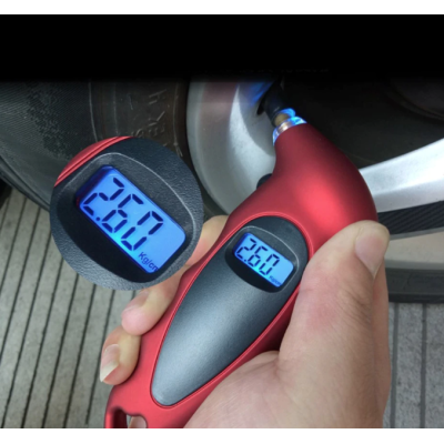 Manometru digital de Buzunar pentru verificat presiune roti retro iluminat