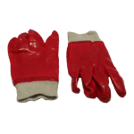 Manusi anti acid Rosii cu manseta Textila 140G