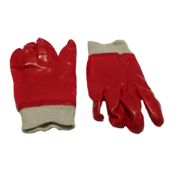 Manusi anti acid Rosii cu manseta Textila 140G