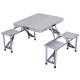Masa de cafea  4 Scaune din aluminiu pentru camping în aer liber portabila si  pliabila pentru picnic tip valiza