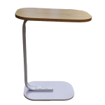 Masa Mica in forma de U cu picior Metalic si top din Lemn 