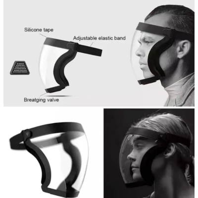 Masca tip viziera cu filtru PM2.5 tip full face