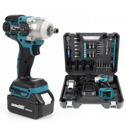 UB Masina de impact si insurubat cu 2 acumulatori si 43 accesorii  36V 5Ah