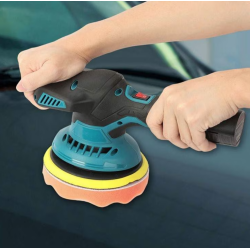 Masina de polisat auto fara fir 6 viteze 300W indicator LED