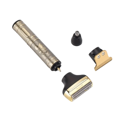 Masina de tuns 3 IN 1 retro MZ 2035 de nas barbierit tuns