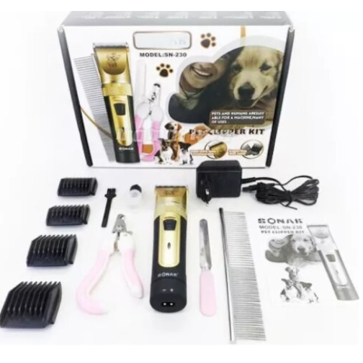 Masina de tuns animale Sonar cu 3 trepte de viteza si 4 capete SN-230