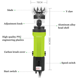 Masina de tuns oi N1J-MYR-76A electrica profesionala 650W cu 6 trepte de viteza