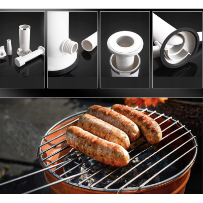 Masina manuala 2 in 1 pentru carnati si chiftele compacta usor de utilizat