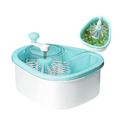 Masina manuala cu perie si manivela pentru spalarea fructelor si legumelor