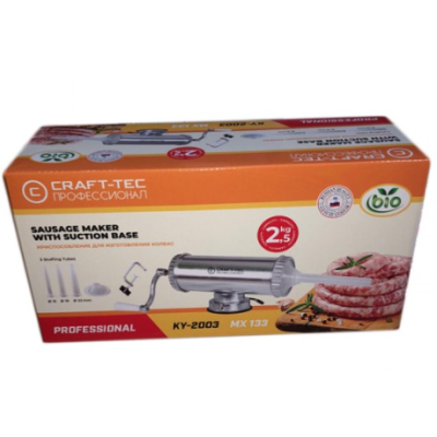 Masina pentru carnati cu VENTUZA Craft tec 2,5 KG MX133