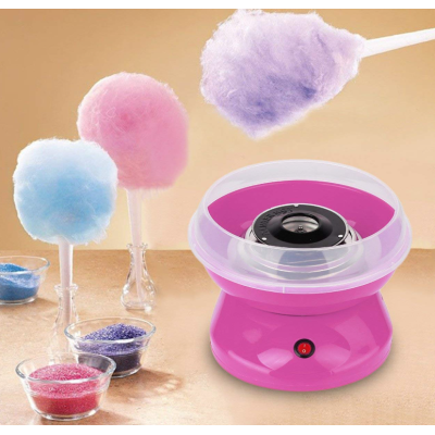 Masina pentru facut vata de zahar putere 450W Roz