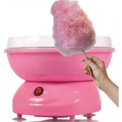 Masina pentru facut vata de zahar putere 450W Roz