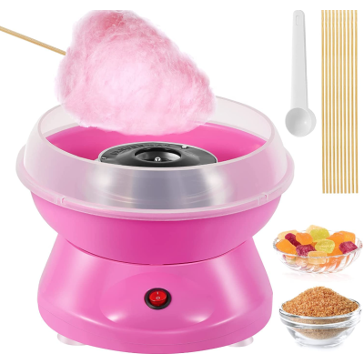 Masina pentru facut vata de zahar putere 450W Roz