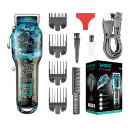 Masina profesionala de tuns parul VGR V 685 Salon Series display led