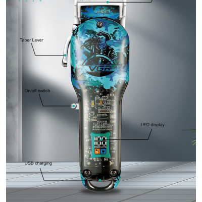 Masina profesionala de tuns parul VGR V 685 Salon Series display led