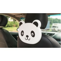 Masuta auto cu suport pahare pentru copii, 23.5 x 19 cm, Panda