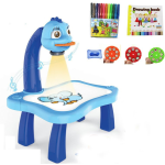 Masuta de desenat ALBASTRA cu proiector diapozitive holograme