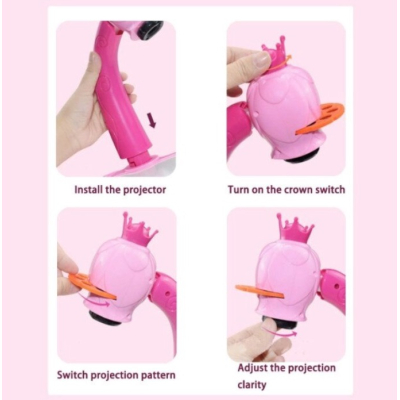 Masuta de Desenat Roz cu Proiector si Diapozitive