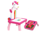 Masuta de desenat UNICORN ROZ cu proiector diapozitive holograme