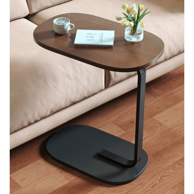 Masuta dreptunghiulara pentru cafea 45x60x30cm natur cu negru