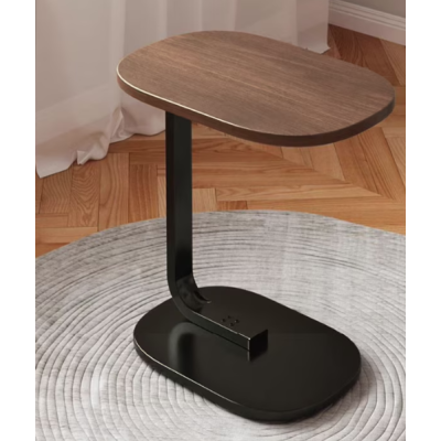 Masuta dreptunghiulara pentru cafea 45x60x30cm natur cu negru