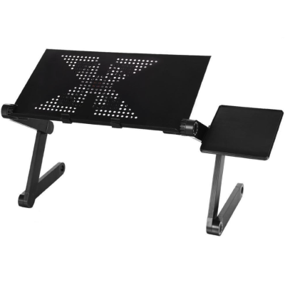 Masuta laptop reglabila si pliabila X8, cu suport pentru mouse