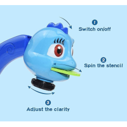 Masuta Pentru Desenat Albastra cu Proiector si Diapozitive  20 x 15 cm Masuta Pentru Desenat Albastra cu Proiector si Diapozitive  20 x 15 cm