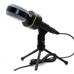 Microfon cu condensator de inregistrare Andowl QY 920 Negru 
