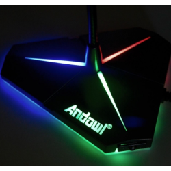 Microfon Gaming Omiredirectional Iluminat RGB Andowl QMC33