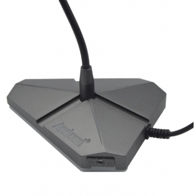 Microfon Gaming Omiredirectional Iluminat RGB Andowl QMC33