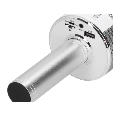 Microfon Karaoke WS 858 cu bluetooth si boxa incorporata
