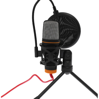 Microfon Profesional QY K222 Trepied Si Filtru