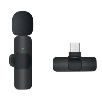 Microfon wireless K8 tip lavaliera conector USB tip C