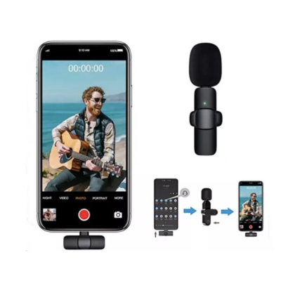 Microfon wireless K8 tip lavaliera conector USB tip C