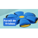 Minge Zburatoare Transformabila in Disc Frisbee 2 moduri de joaca 23 cm ALBASTRA