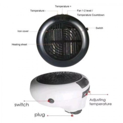 Mini aeroterma portabila cu display digital 600 W Wonder Heater Pro Mini aeroterma portabila cu display digital 600 W Wonder Heater Pro