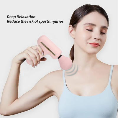 Mini Aparat De Masaj Portabil Roz