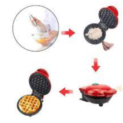 Mini Aparat De Waffle Q-HB66