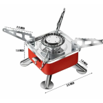 Mini Aragaz pentru camping portabil pliabil 113 x 113 x 95 cm aprindere piezo